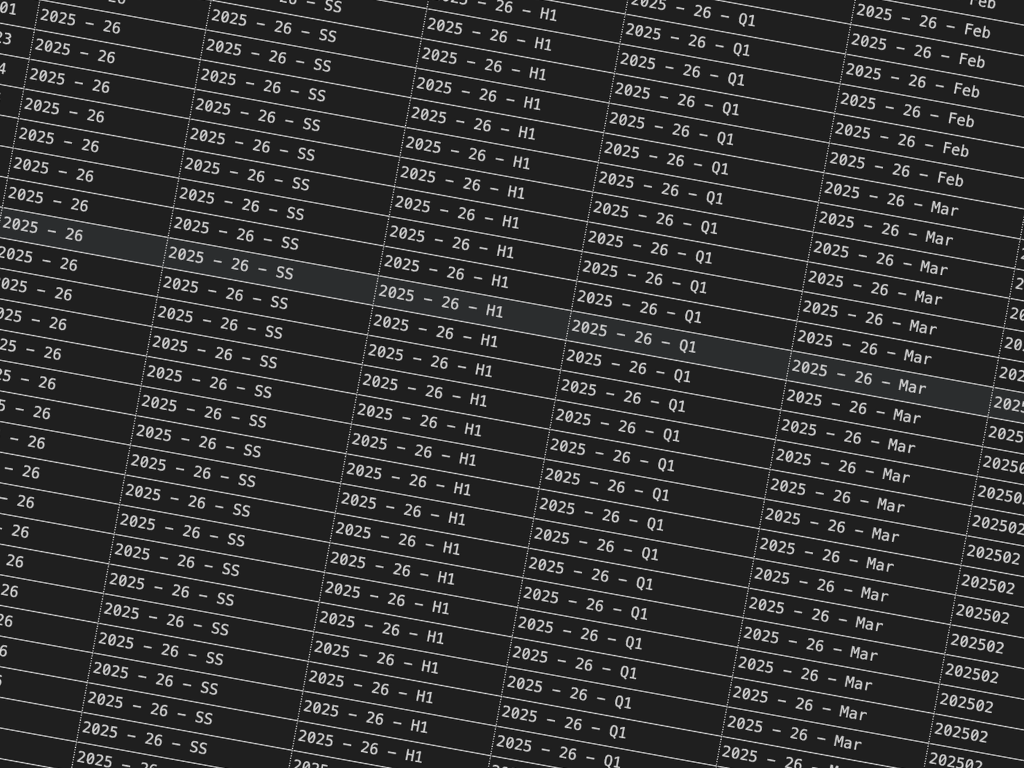 Custom date table built in SQL v1